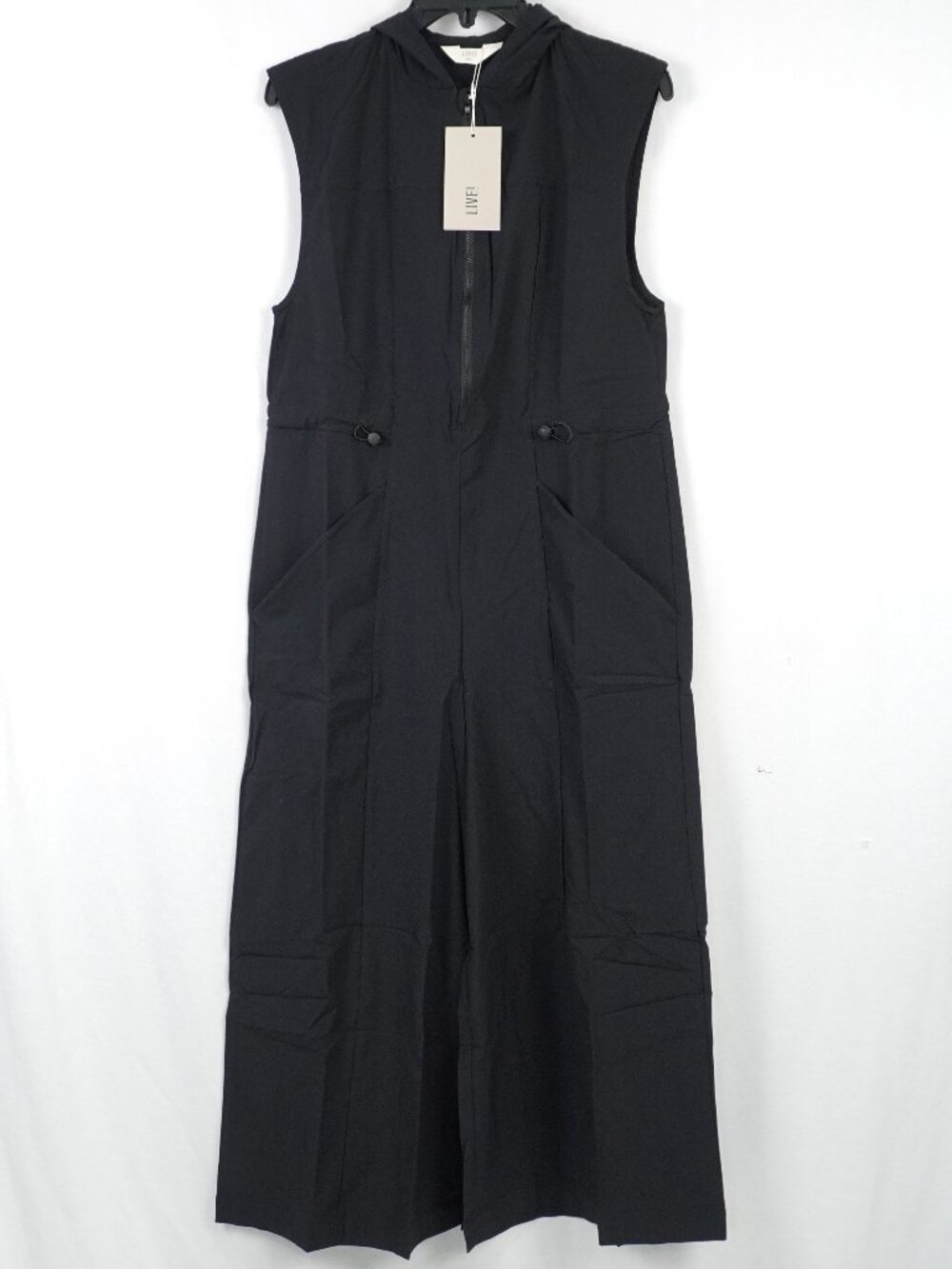 Live! Active Wear Air Vast Midi Jumpsuit In Black - Women's Size XS - NWT